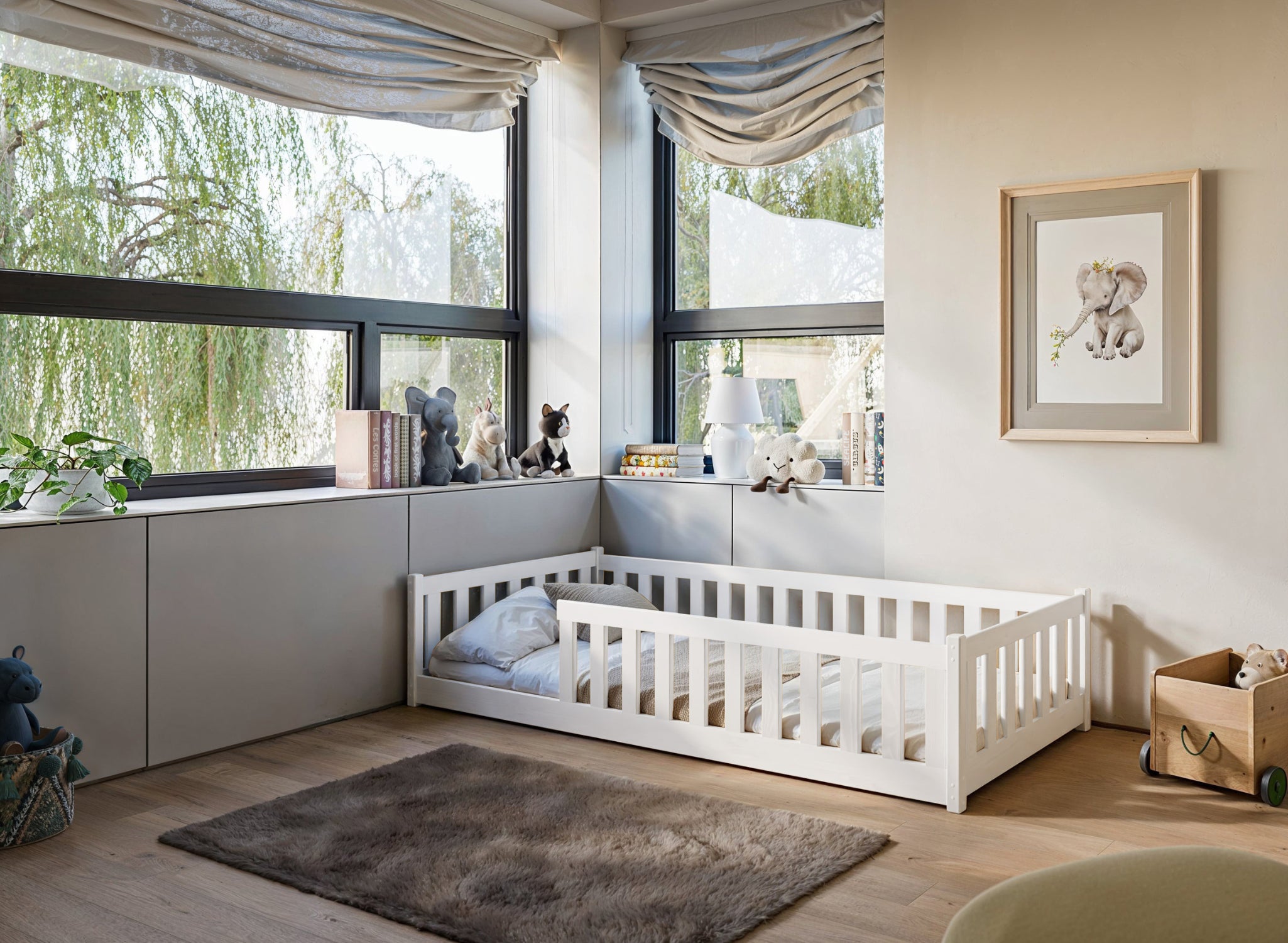 Bella Montesorri seng 90x200 - HVIT image