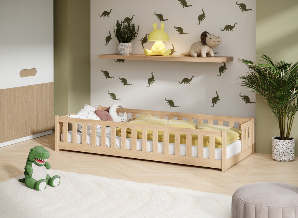ZOYA Montessori Gulvseng 80x180 - NATUR