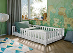 Montessori gulvseng for barn 120x200 Otis - HVIT