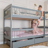 Luna Køyeseng 80x180 - Popiel image