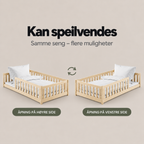 Montessori gulvseng for barn 120x200 – NATUR
