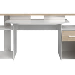 Sylver Gaming Desk 178 cm – Japansk eik / Hvit høyglans image