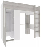 Trasman Studio Loftseng med Garderobe 90x200 - hvit image