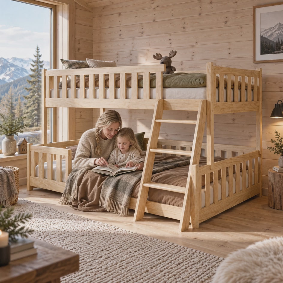 NICE Familiekøye 90x200/120x200 – Natur