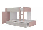 Køyeseng Evolution for 3 - 90x200 - Antique pink