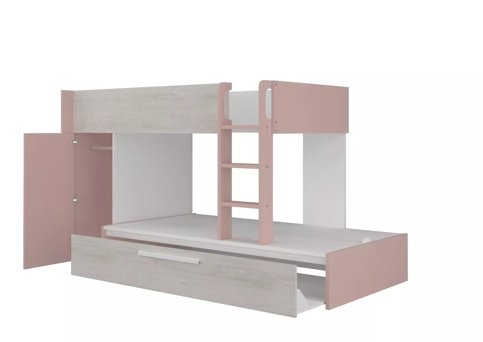 Køyeseng Evolution for 3 - 90x200 - Antique pink