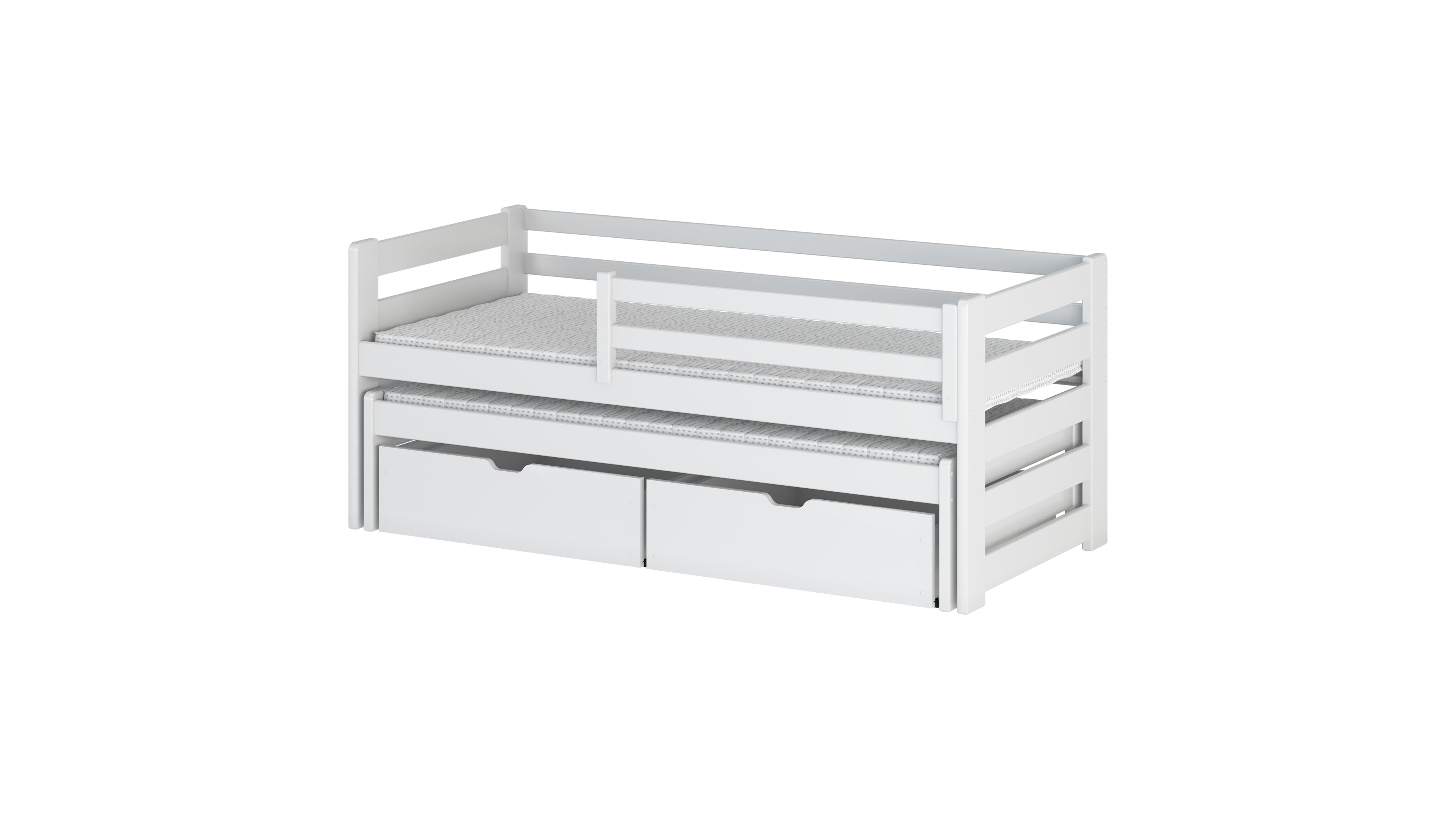 Barneseng med Gjesteseng og 2 skuffer 90x200 - SENSO