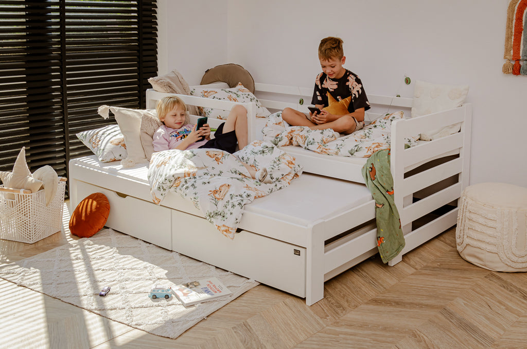 Barneseng med Gjesteseng og 2 skuffer 90x200 - SENSO