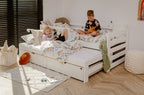 Barneseng med Gjesteseng og 2 skuffer 90x200 - SENSO