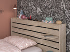 Escale seng 90x200 med 2 skuffer i Japanese Oak