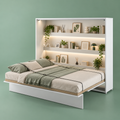 Skapseng Bed Concept 160x200 horisontal i hvit matt fra Lenart