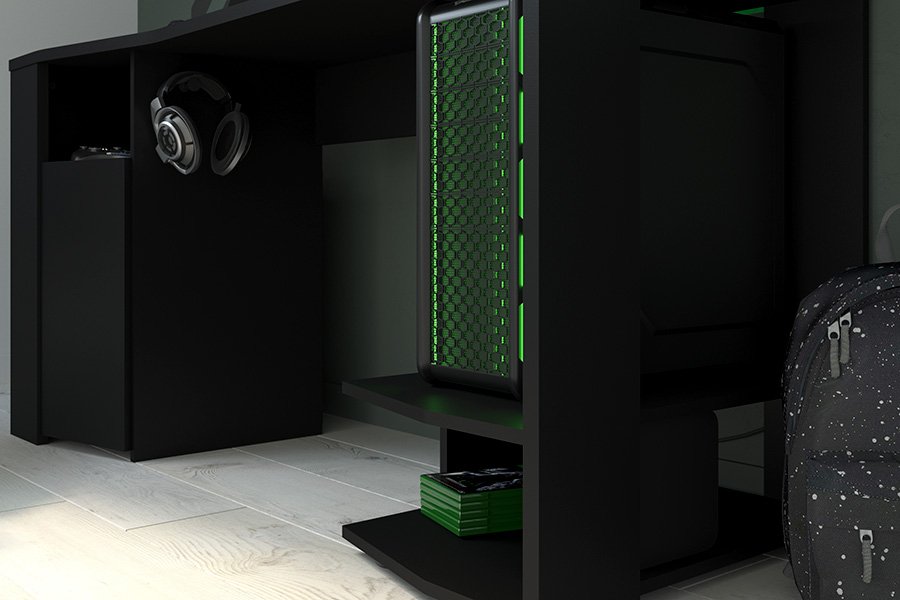 Gamingbord med LED-lys fra Parisot