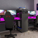 Gamingpult Z med LED og oppbevaringsplass image