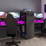 Gamingpult Z med LED og oppbevaringsplass image