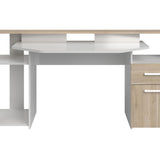 Sylver Gaming Desk 178 cm – Japansk eik / Hvit høyglans image