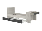 Shipley multiseng Trasman 90x200 - Natur/Sort