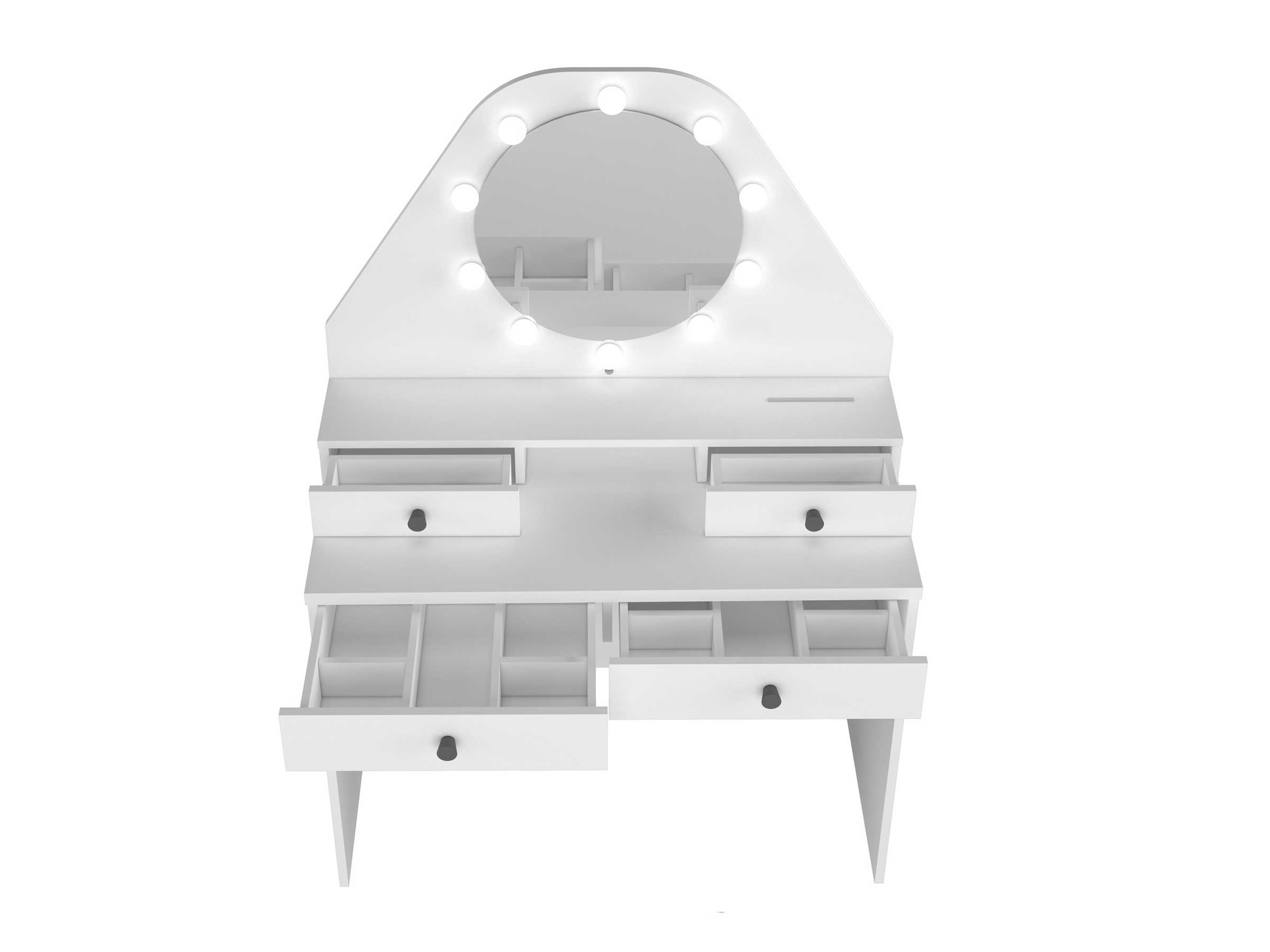 Sminkebord Star - Trasman HVIT image