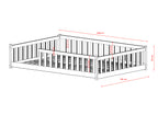 Montessori-seng MATI 140x200 – trygg og stilren barneseng i Olivengrønn - INTRODUKSJONSPRIS!