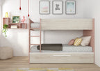 Køyeseng Breeze fra Trasman i antique pink. Soveplass til 3 barn!