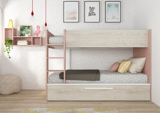Køyeseng Breeze for 3, 90x200 - antique pink