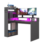 Gamingpult Z med LED og oppbevaringsplass image