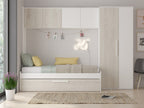 Artik multiseng fra Trasman - 90x200 - hvit